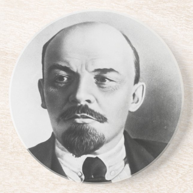 Portrait of Russian Vladimir Ilyich Lenin Coaster (Front)