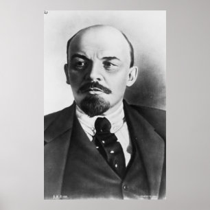 Portrait of Russian Vladimir Ilyich Lenin Poster