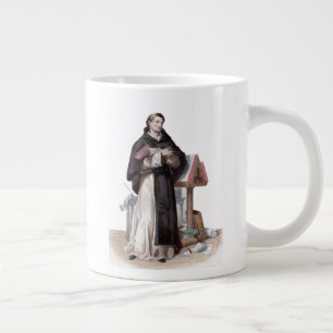 Portrait of Saint Bernard de Clairvaux Large Coffee Mug