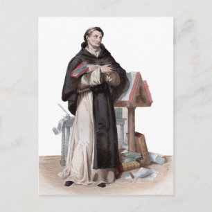 Portrait of Saint Bernard de Clairvaux Postcard
