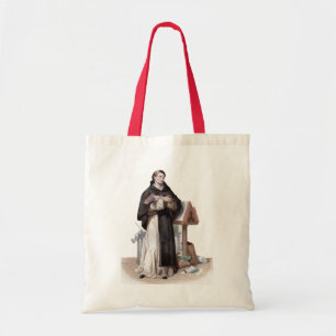 Portrait of Saint Bernard de Clairvaux Tote Bag