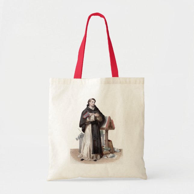 Portrait of Saint Bernard de Clairvaux Tote Bag (Front)