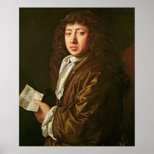 Portrait of Samuel Pepys 1666 Poster