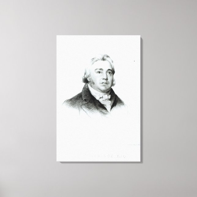 Portrait of Samuel Taylor Coleridge Canvas Print (Front)