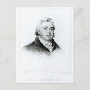 Portrait of Samuel Taylor Coleridge Postcard