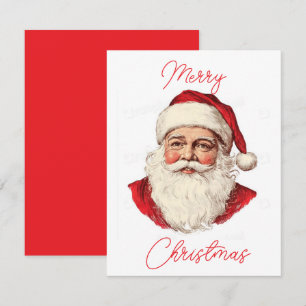 Portrait of Santa Claus Card