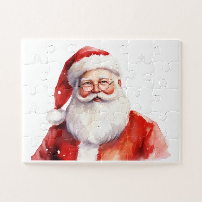 PORTRAIT OF SANTA JIGSAW PUZZLE (Horizontal)
