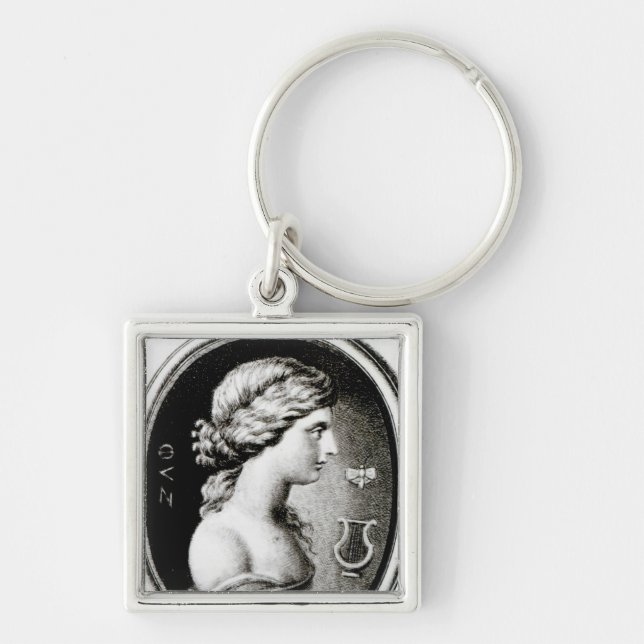 Portrait of Sappho Key Ring (Front)