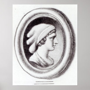 Portrait of Sappho Poster
