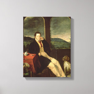 Portrait of Schubert Canvas Print