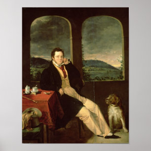 Portrait of Schubert Poster