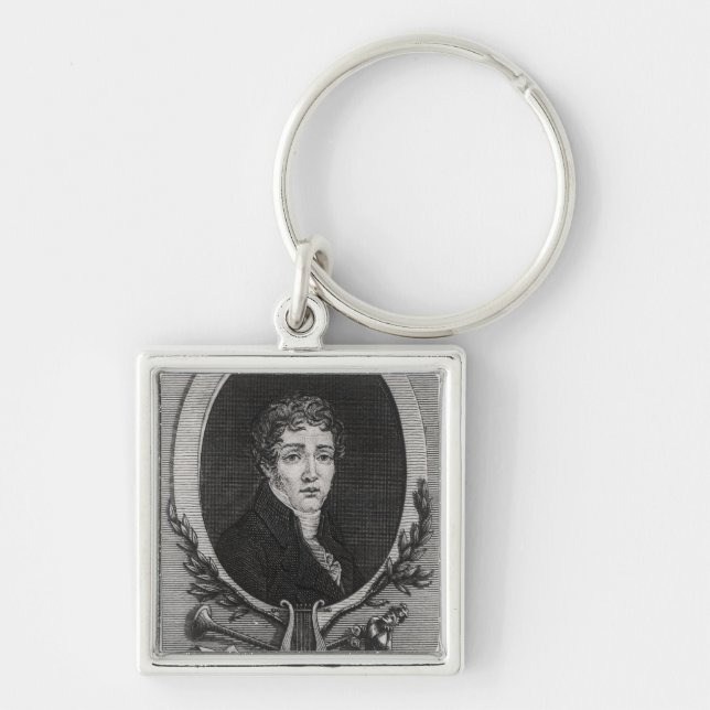 Portrait of Sebastian-Roch Nicolas Key Ring (Front)