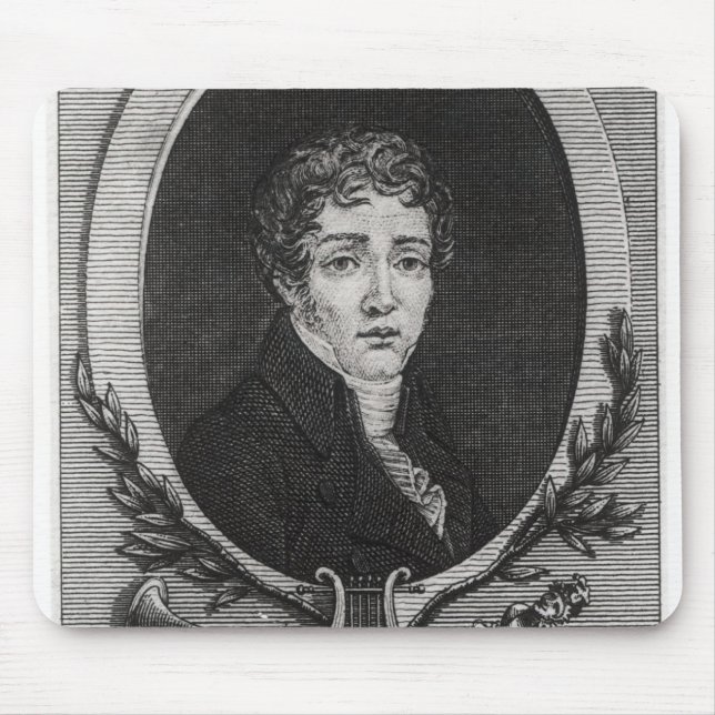 Portrait of Sebastian-Roch Nicolas Mouse Mat (Front)