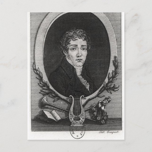 Portrait of Sebastian-Roch Nicolas Postcard (Front)