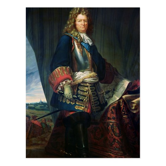 Portrait of Sebastien le Prestre de Vauban Postcard
