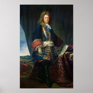 Portrait of Sebastien le Prestre de Vauban Poster