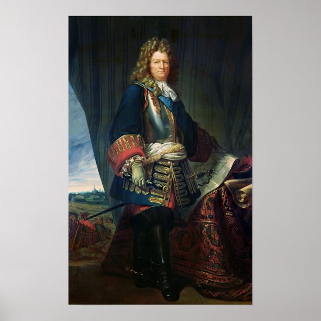 Portrait of Sebastien le Prestre de Vauban Poster (Front)