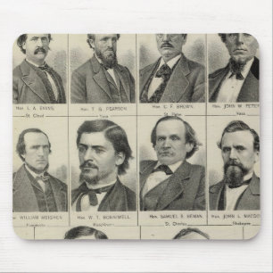 Portrait of Senators in Minnesota Mouse Mat