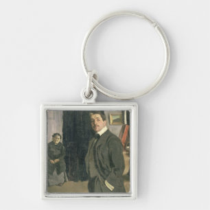 Portrait of Sergei Pavlovich Diaghilev Key Ring