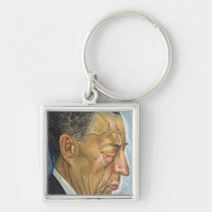 Portrait of Sergey Rakhmaninov 1930 Key Ring