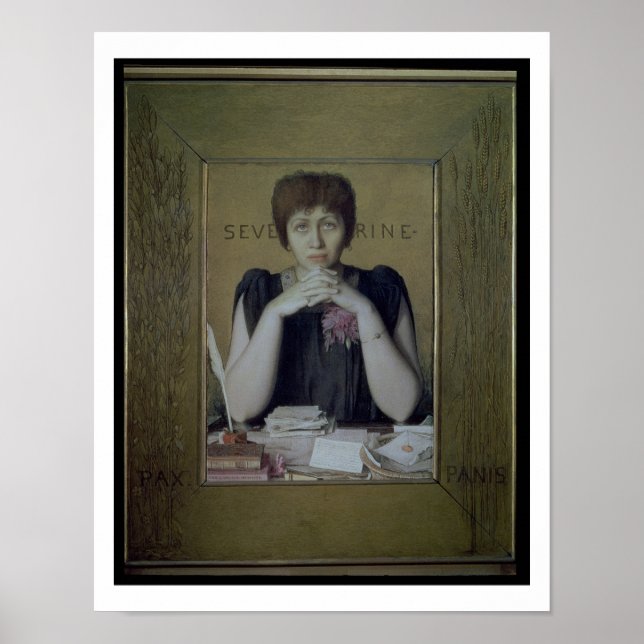 Portrait of Severine (Caroline Remy) (1855-1929) ( Poster (Front)