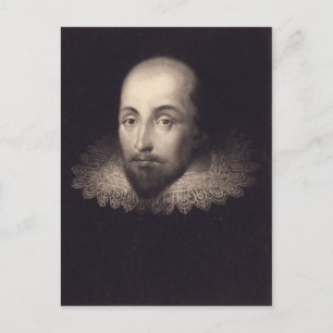 "Portrait of Shakespeare" postcard