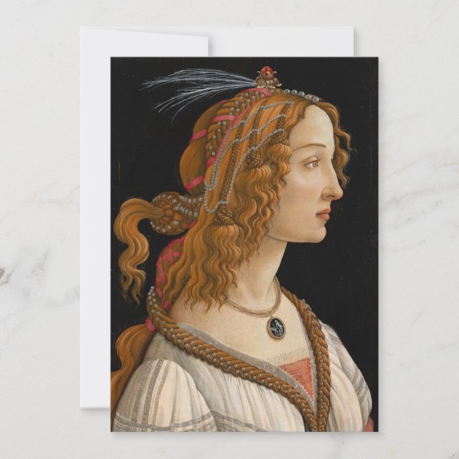 Portrait of Simonetta Vespucci | Botticelli (Front)