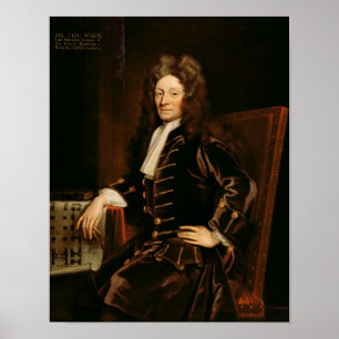 Portrait of Sir Christopher Wren  1711 Poster