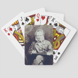 Portrait of Sir Edwin Landseer (1802-73) (albumen Playing Cards
