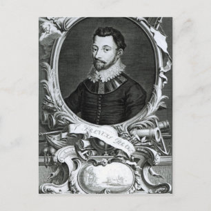 Portrait of Sir Francis Drake Postcard