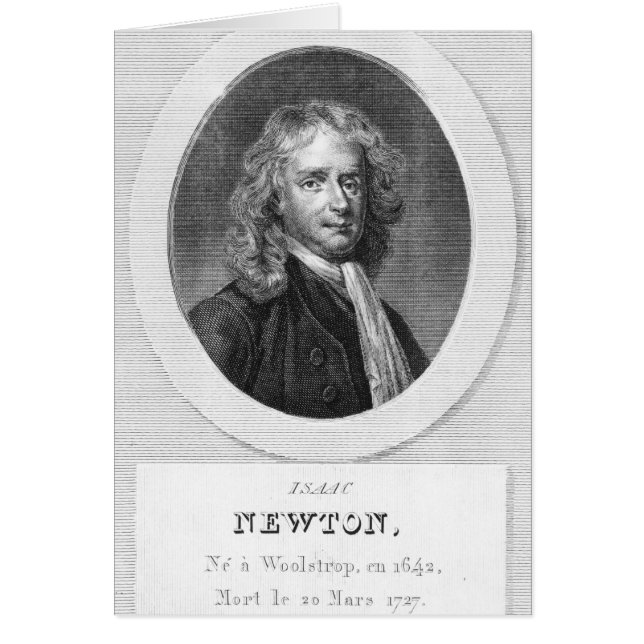 Portrait of Sir Isaac Newton (Front)