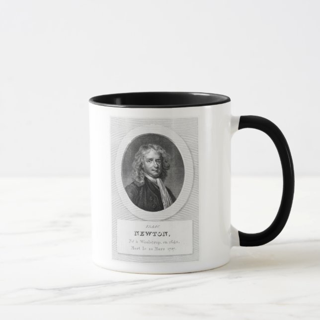 Portrait of Sir Isaac Newton Mug (Right)