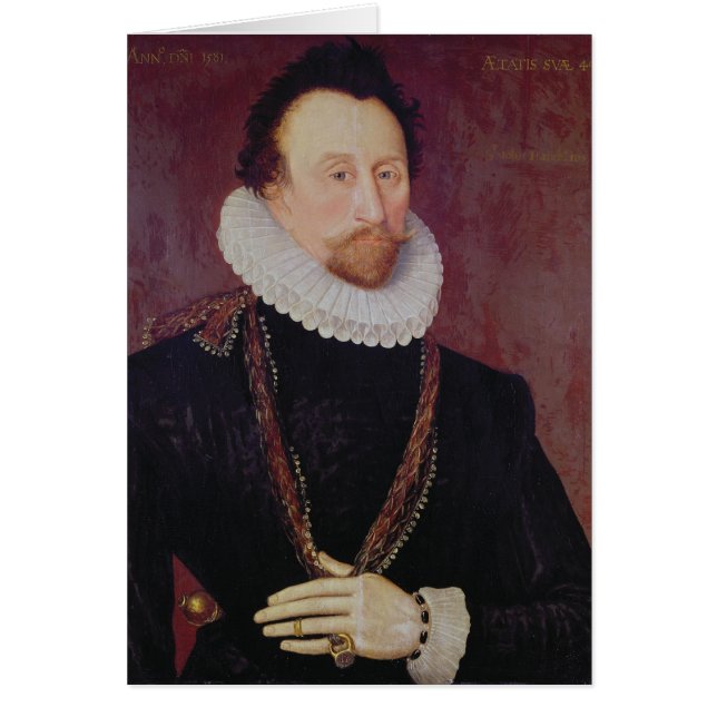 Portrait of Sir John Hawkins  1581 (Front)