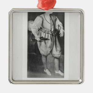 Portrait of Sir Martin Frobisher Metal Tree Decoration