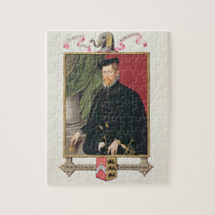 Portrait of Sir Nicholas Throckmorton (1515-71) fr Jigsaw Puzzle