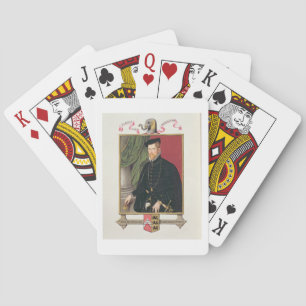 Portrait of Sir Nicholas Throckmorton (1515-71) fr Playing Cards