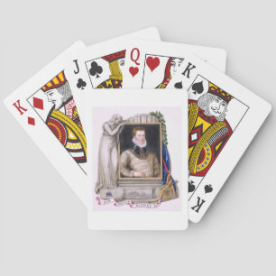 Portrait of Sir Philip Sidney (1554-86) from 'Memo Playing Cards