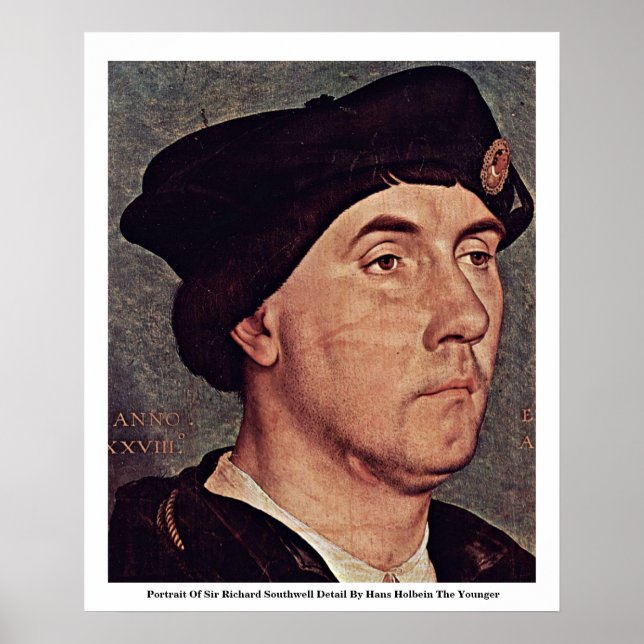 Portrait Of Sir Richard Southwell Detail Poster (Front)