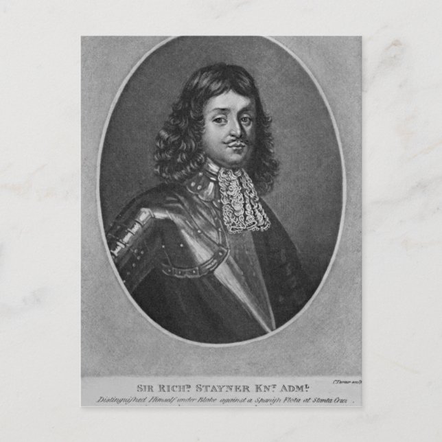 Portrait of Sir Richard Stainer Postcard (Front)