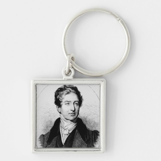 Portrait of Sir Robert Peel Key Ring (Front)