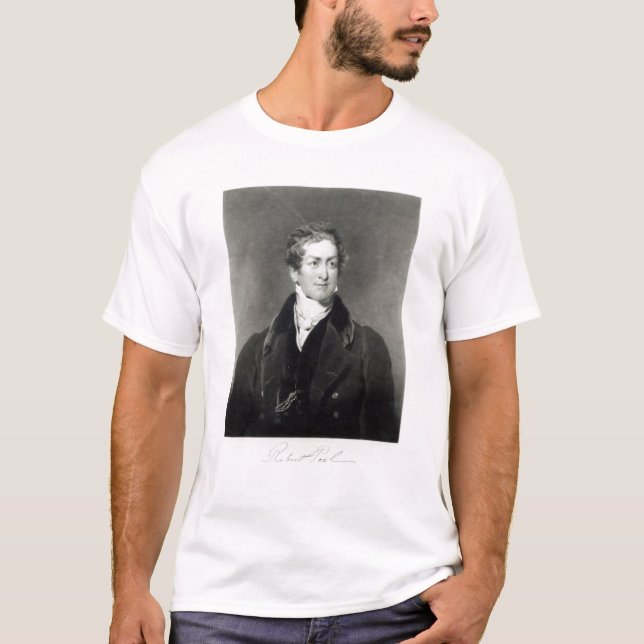 Portrait of Sir Robert Peel T-Shirt (Front)
