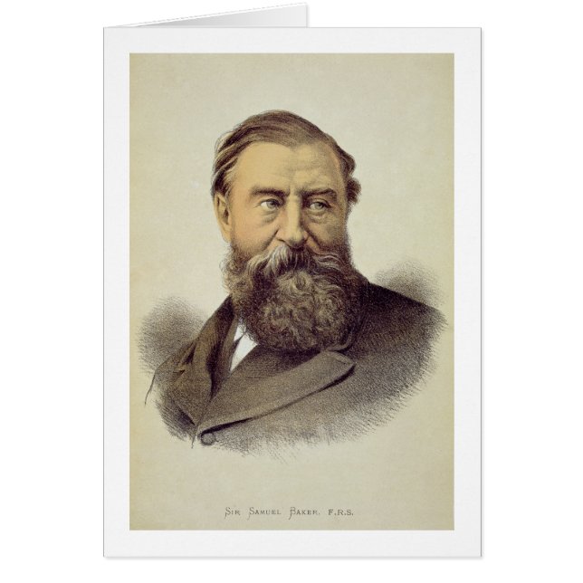 Portrait of Sir Samuel Baker (1821-93) (colour lit (Front)