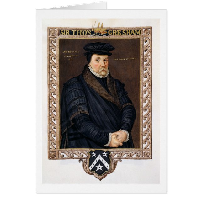 Portrait of Sir Thomas Gresham (c.1519-79) from 'M (Front)