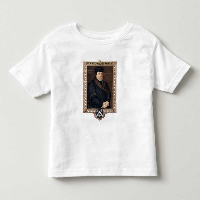 Portrait of Sir Thomas Gresham (c.1519-79) from 'M Toddler T-Shirt (Front)
