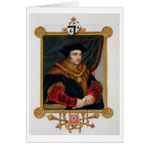 Portrait of Sir Thomas More (1478-1535) from 'Memo