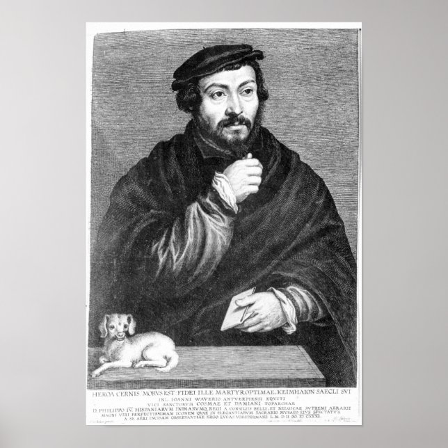 Portrait of Sir Thomas More Poster (Front)