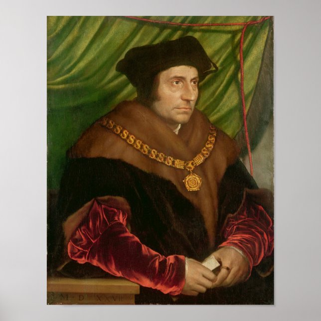 Portrait of Sir Thomas More Poster (Front)