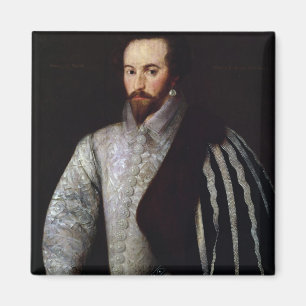 Portrait of Sir Walter Raleigh 1588 Magnet