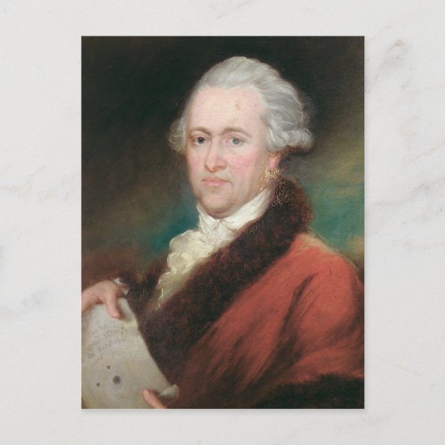 Portrait of Sir William Herschel  c.1795 Postcard (Front)