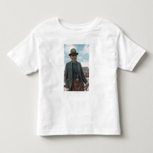 Portrait of Siwash Chief of Fort Wrangle Toddler T-Shirt